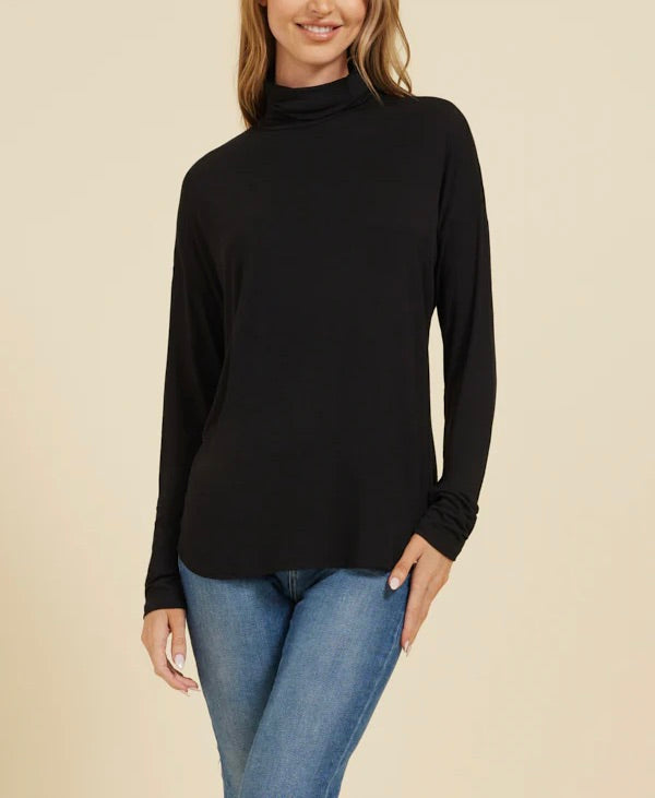 Long Sleeve Semi Relaxed Turtleneck
