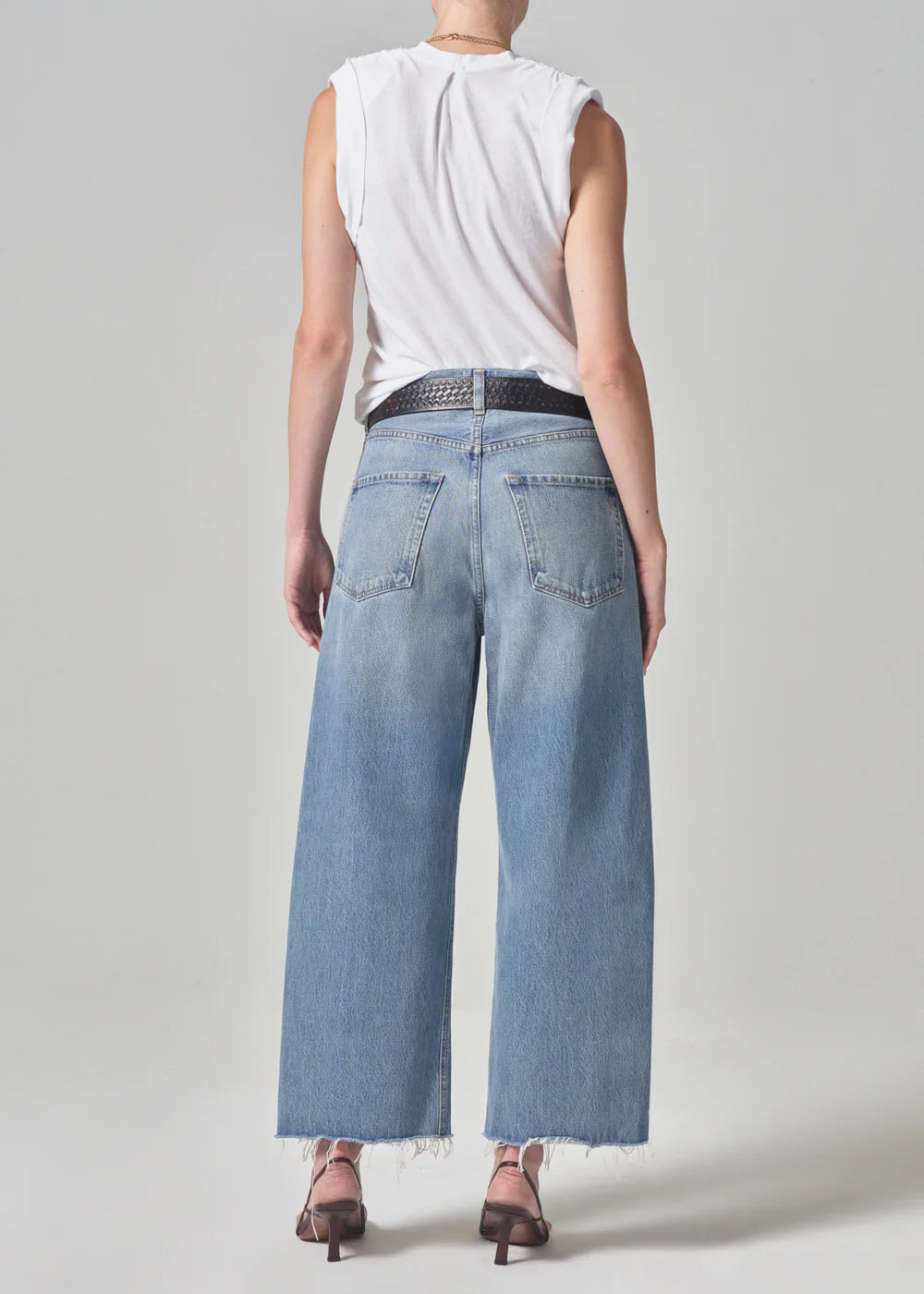 Ayla Raw Hem Crop Jean