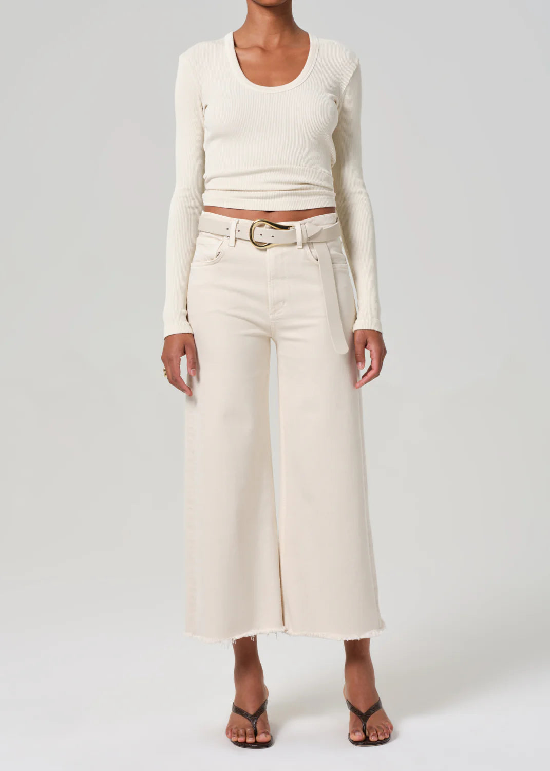 Lyra Crop Wide Leg Denim