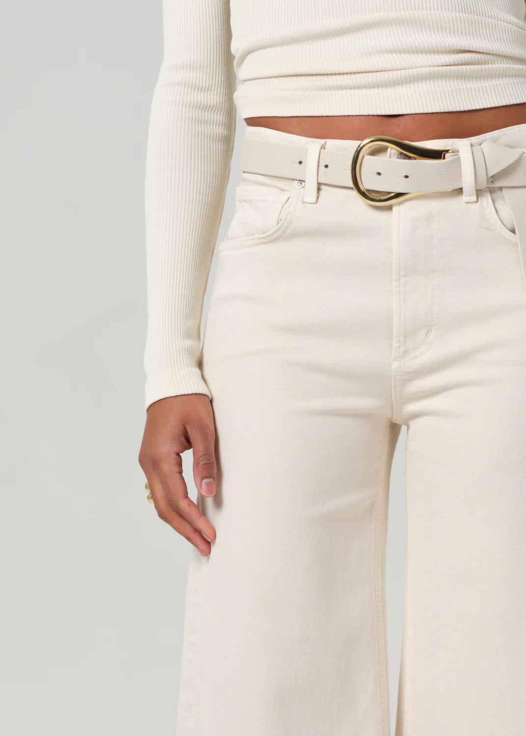 Lyra Crop Wide Leg Denim