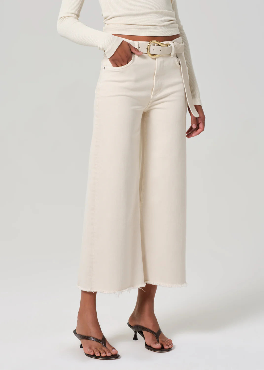 Lyra Crop Wide Leg Denim