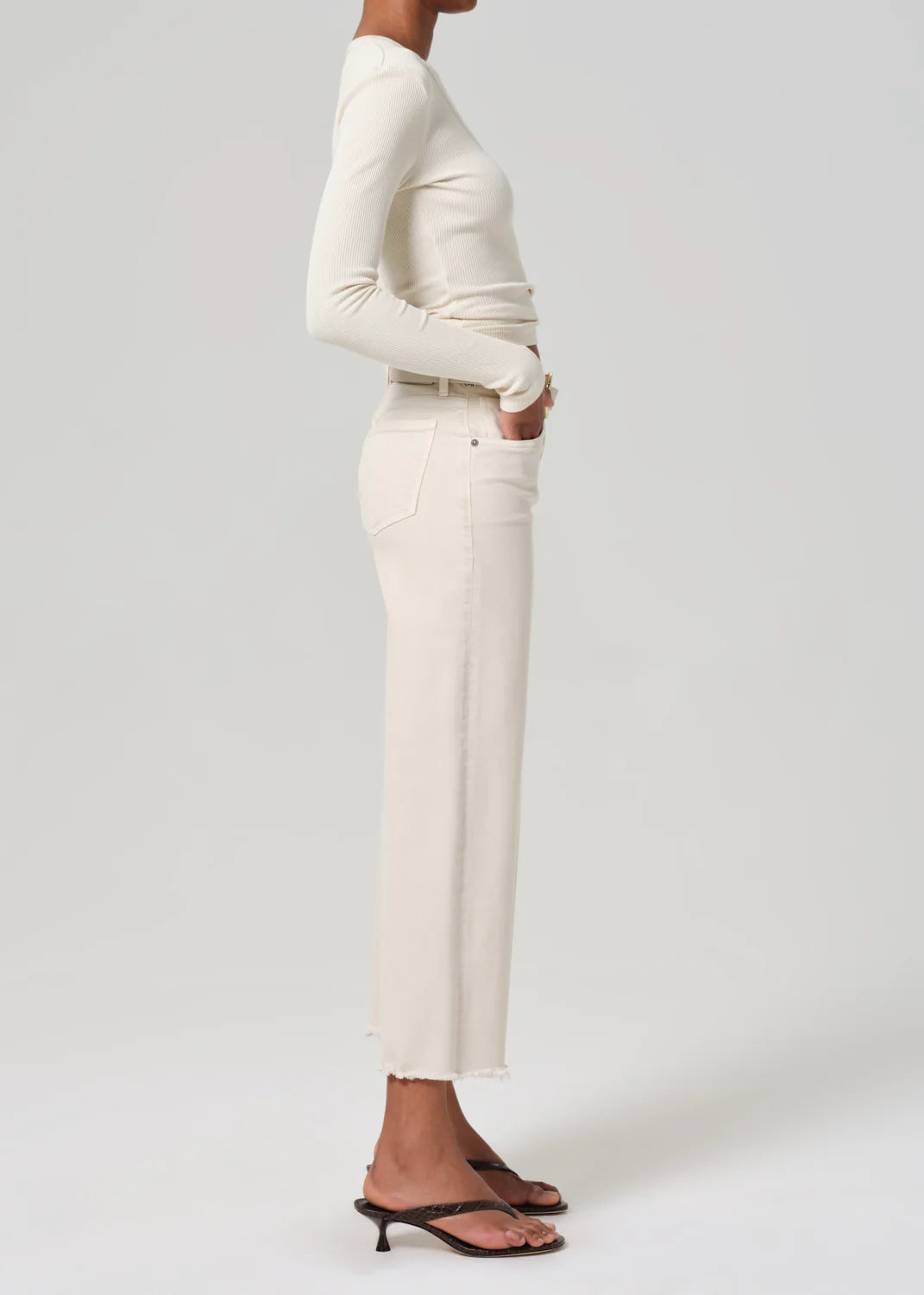 Lyra Crop Wide Leg Denim