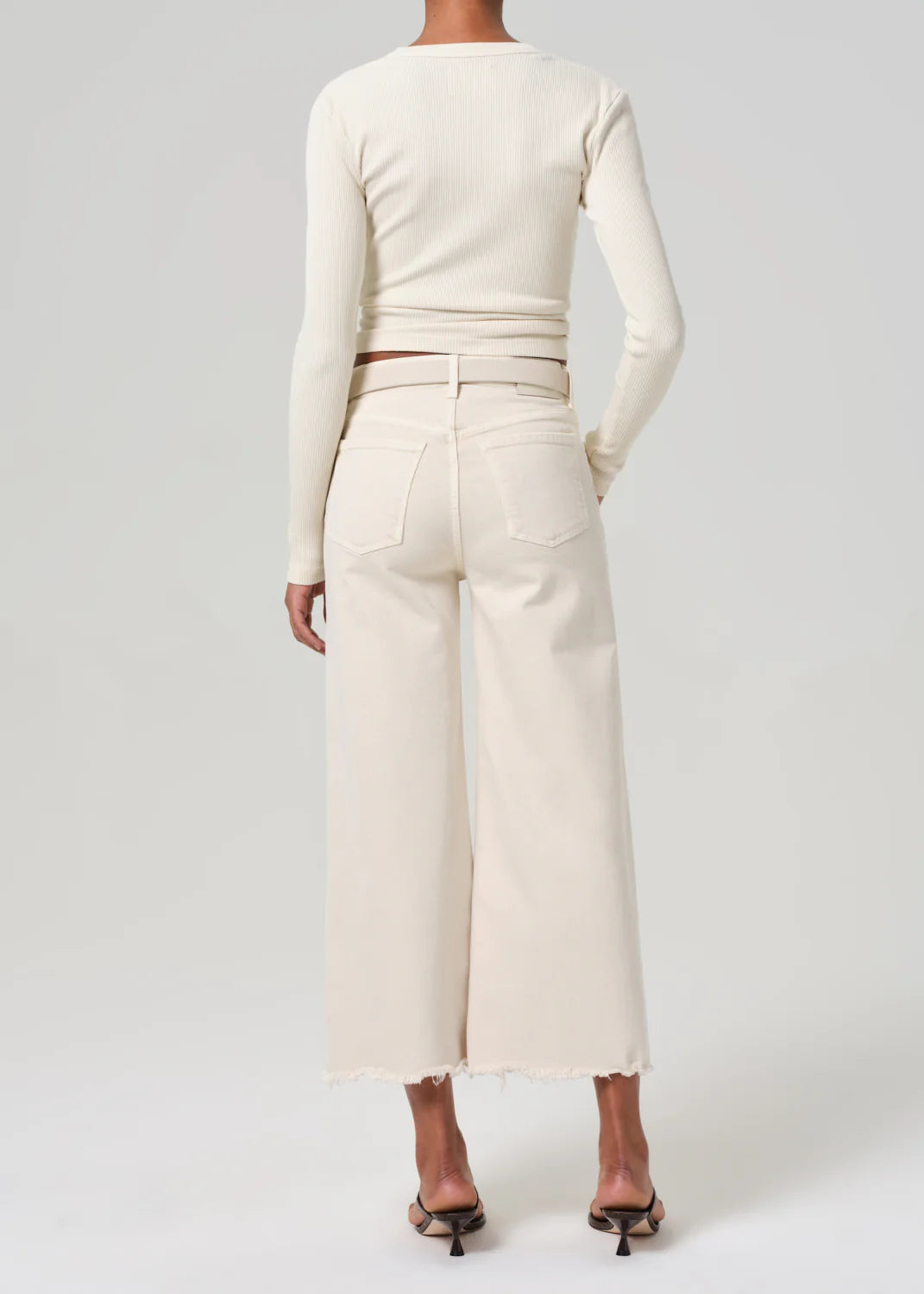 Lyra Crop Wide Leg Denim