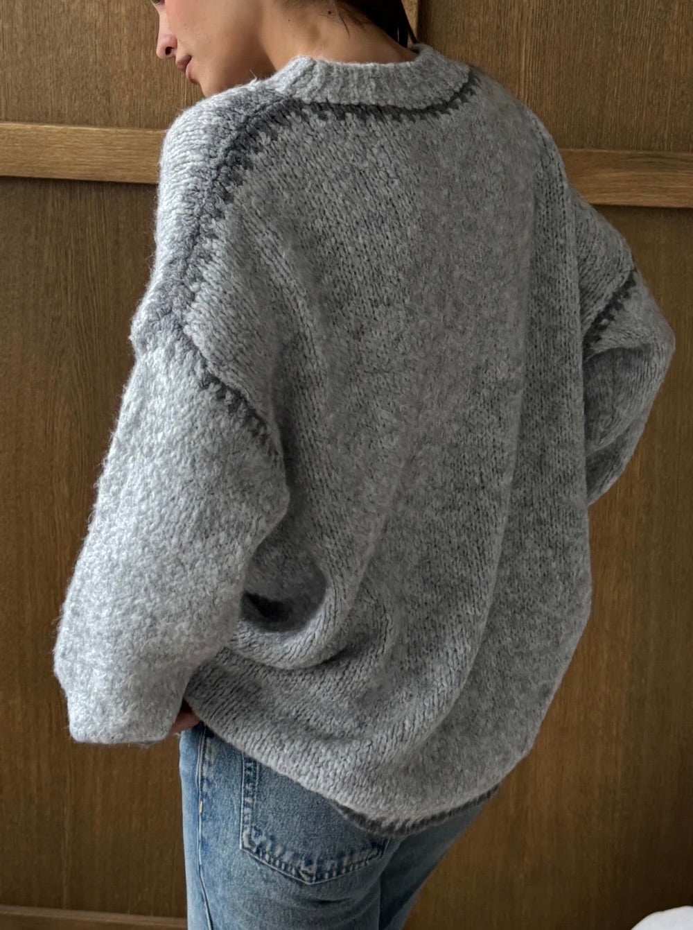 Cleo Sweater In Grey