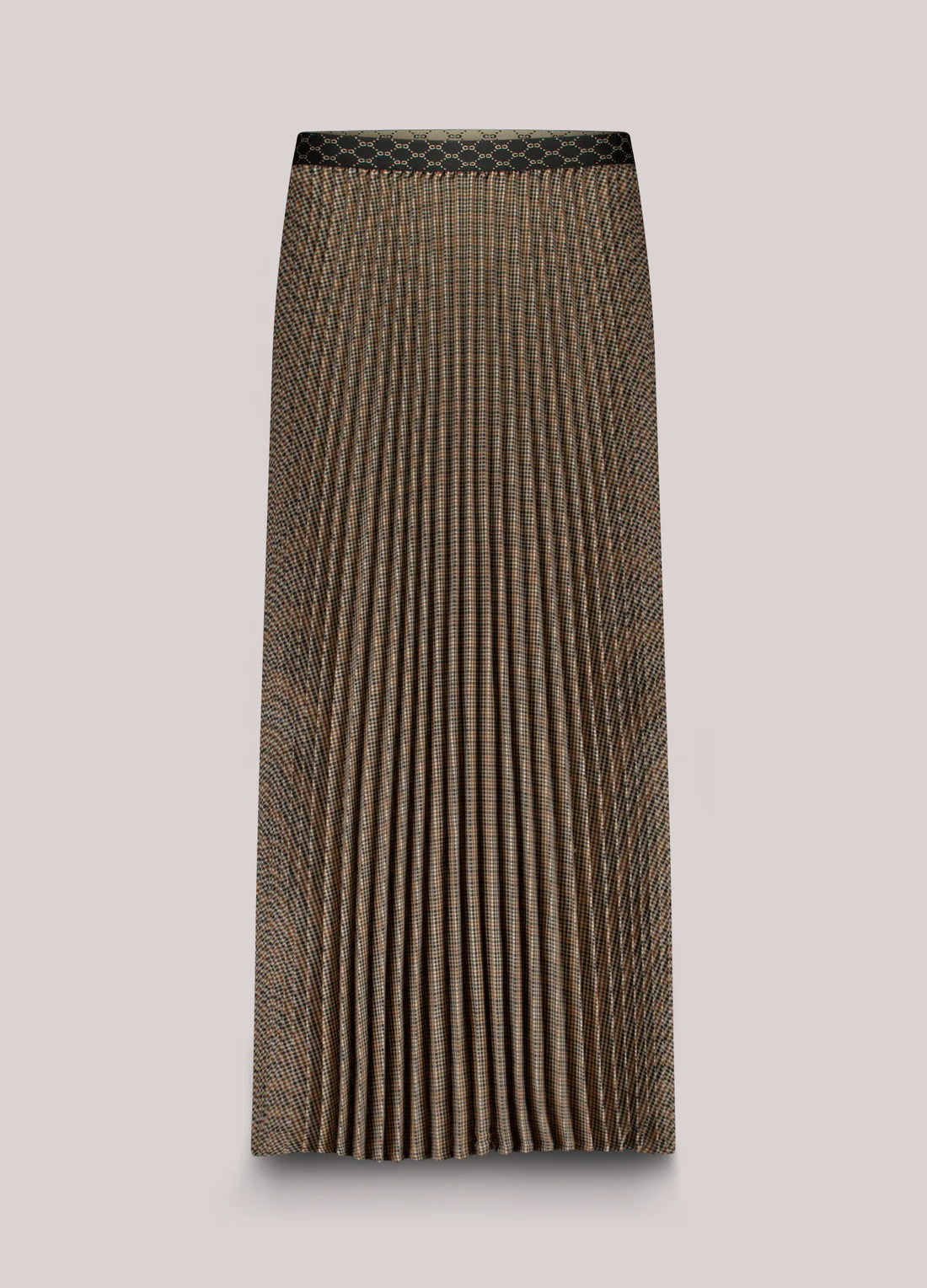 Plaid Pleated Skirt