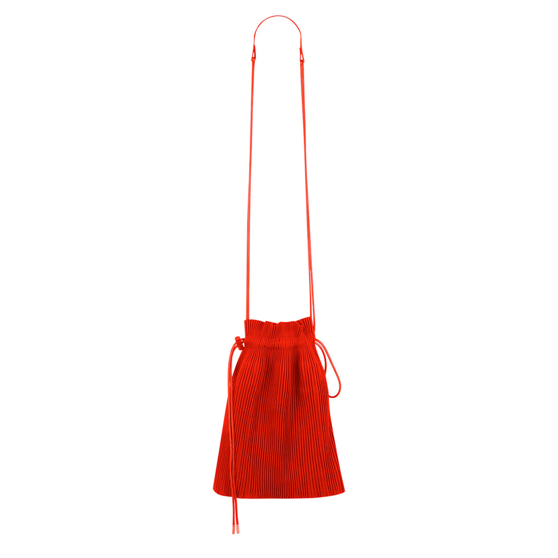 Plisse Bag Red