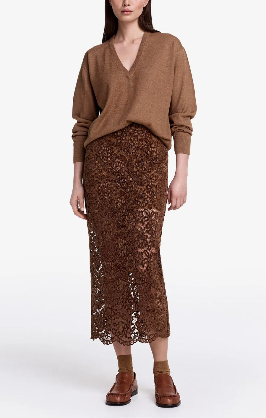 Lace Pencil Skirt