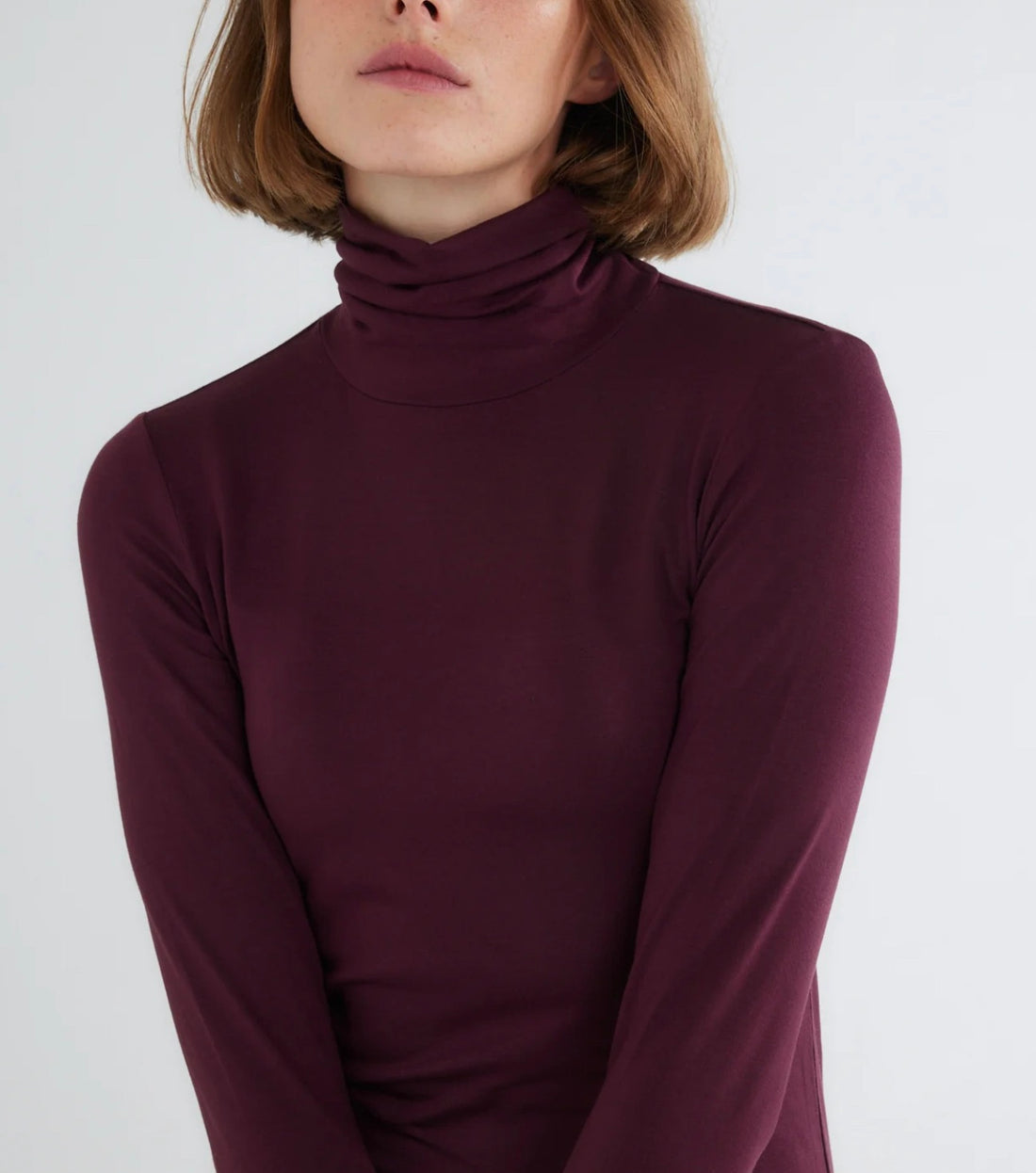 Soft Touch L/S Mock Neck Turtleneck