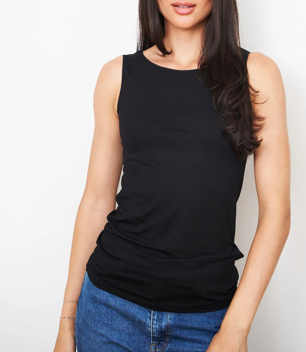 Soft Touch Merrow Edge Crewneck Tank Black