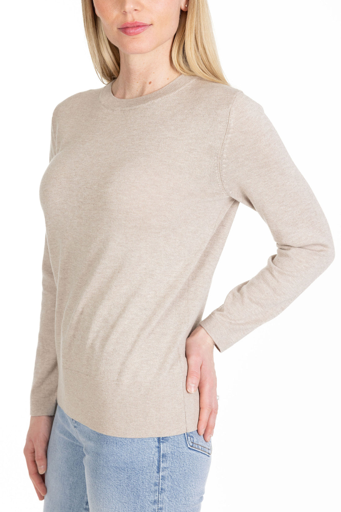 Sanibel Pullover Crew Biscotti