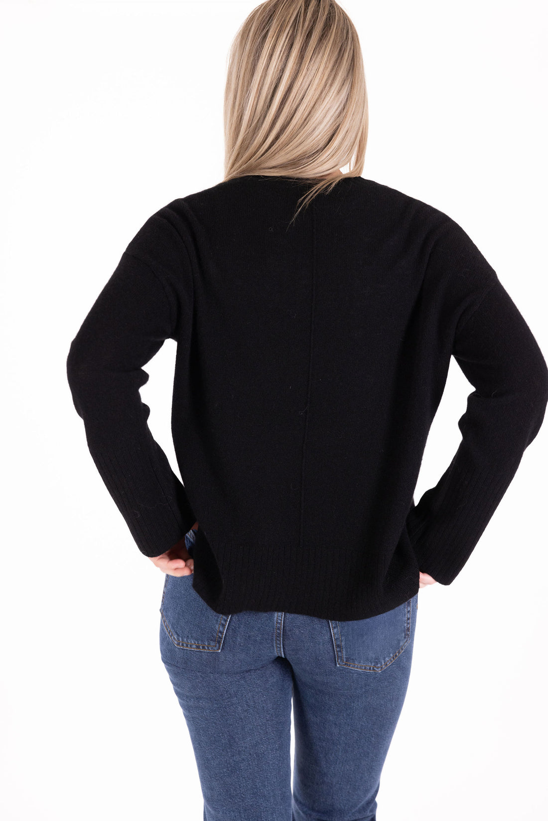 Devin Hi-Low V-Neck Top EB