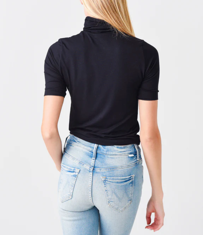 Elbow Sleeve Turtleneck