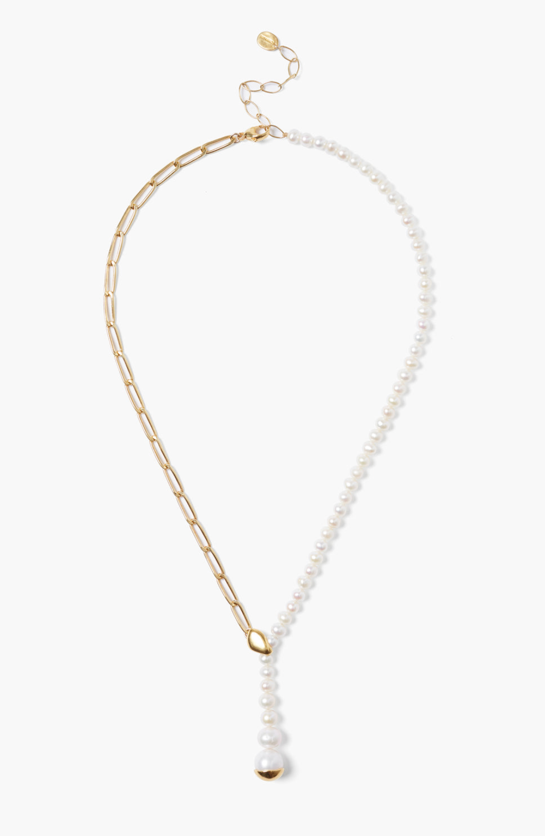 NECKLACE GOLD PEARL