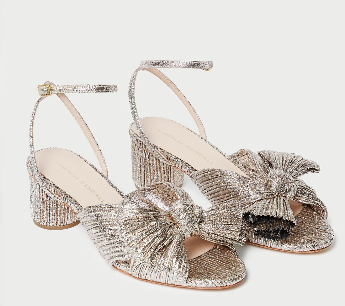 Dahlia Pleated Knot Sandal
