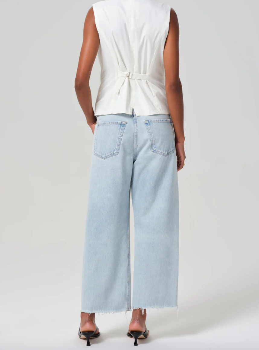 Ayla Raw Hem Crop