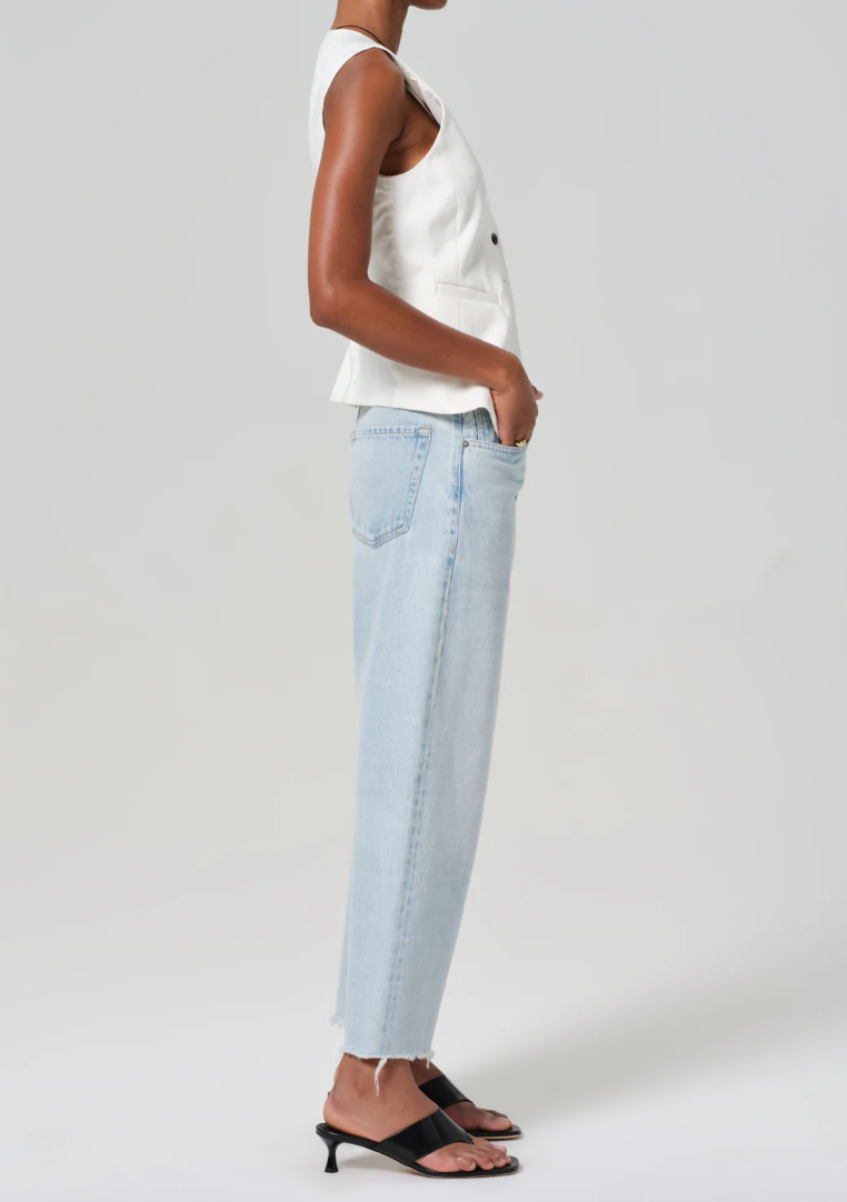 Ayla Raw Hem Crop