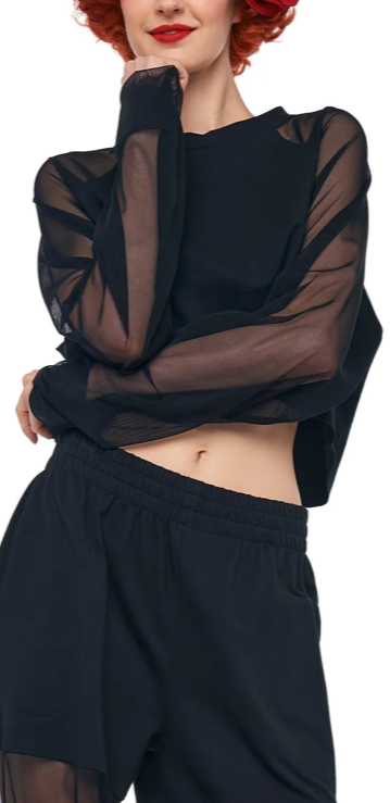 Boyfriend Elephant Mesh Sweatpant
