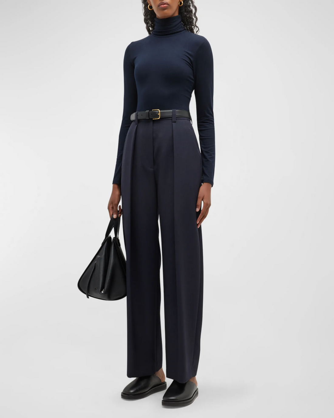 Soft Touch L/S Mock Neck Turtleneck