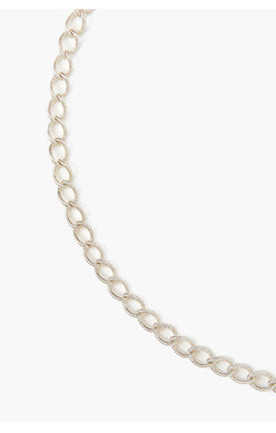 Silver Chain Link Necklace