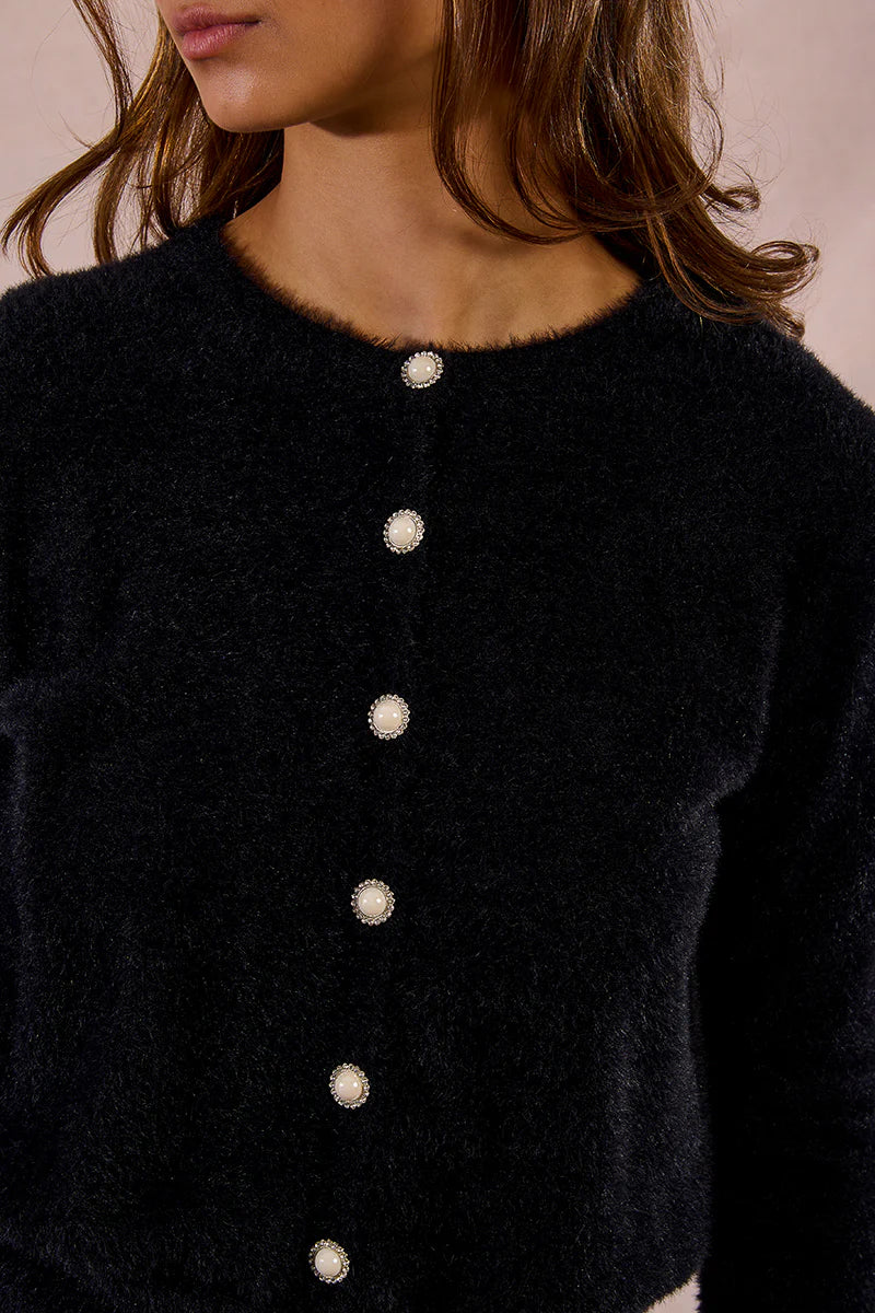 Cardigan With Button Detail