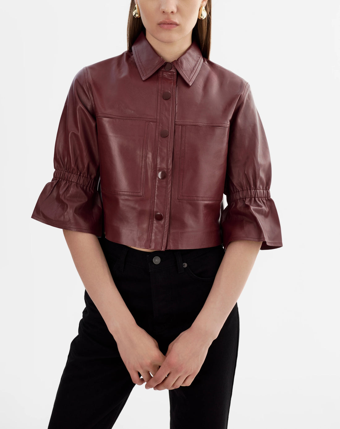 Carolina Jacket In Burgundy