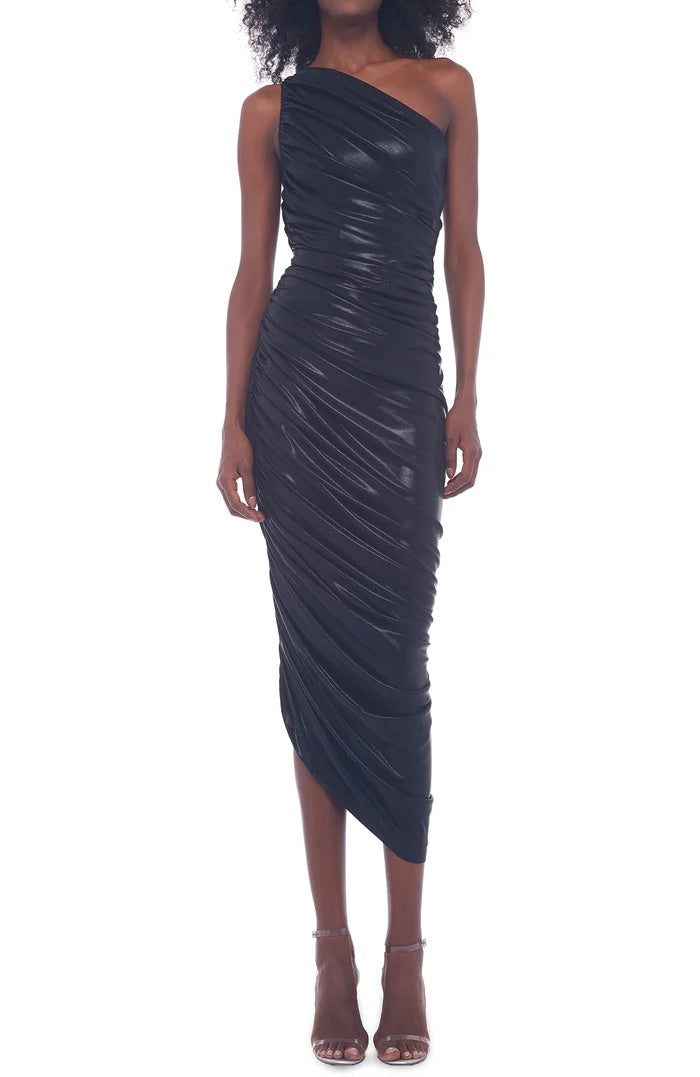 Diana Gown Metallic Black