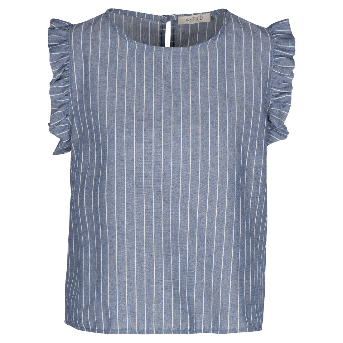 Woven Top Blue Stripe