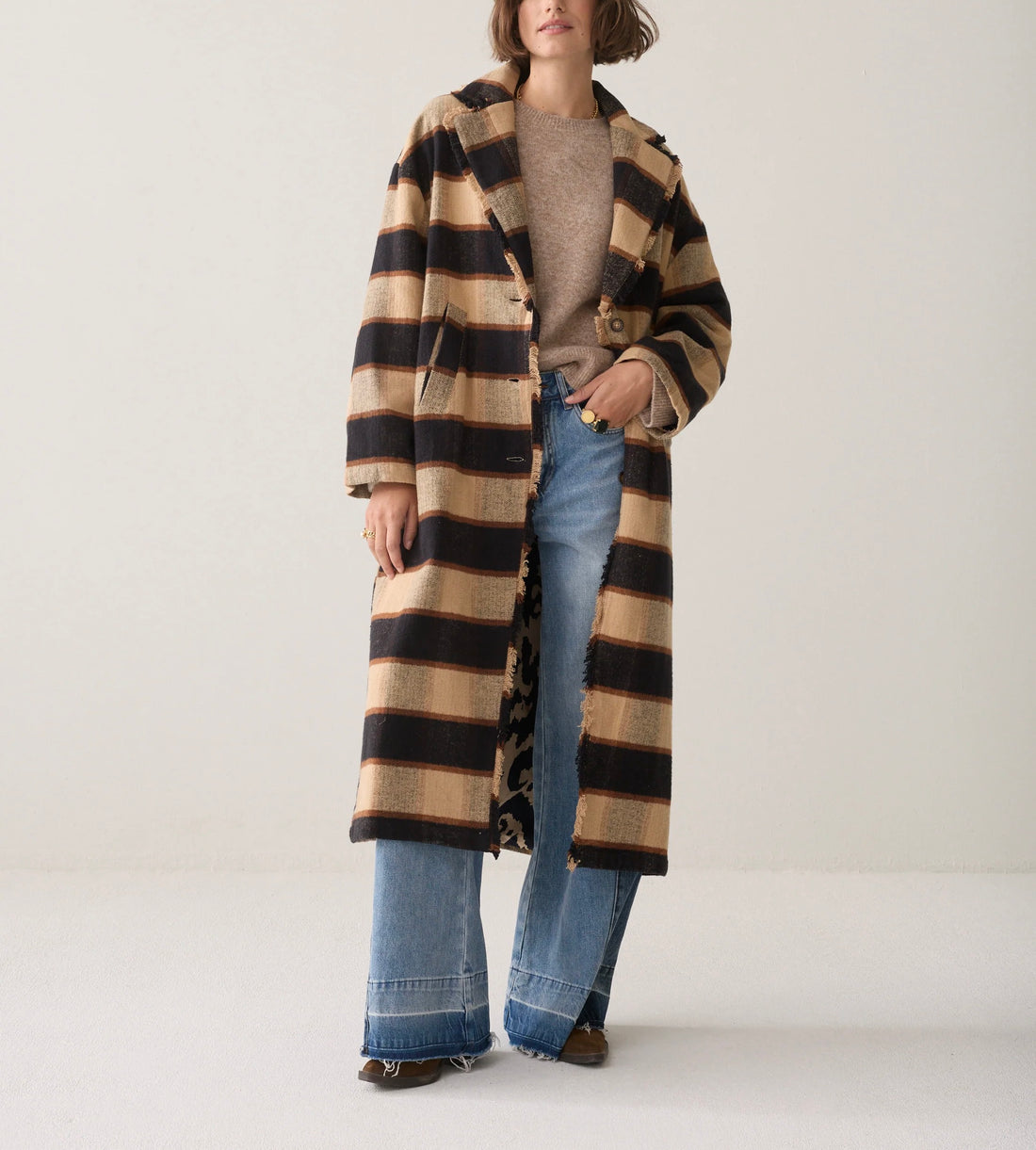 Heavy Check Coat