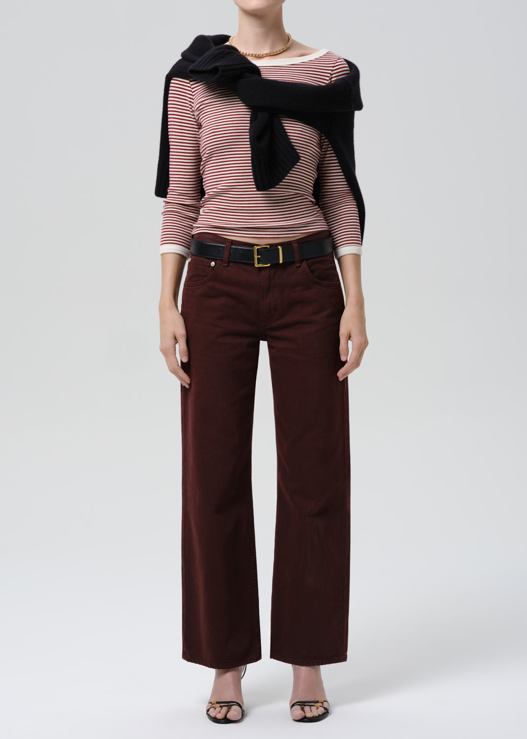 Lindz Easy Straight In Burgundy