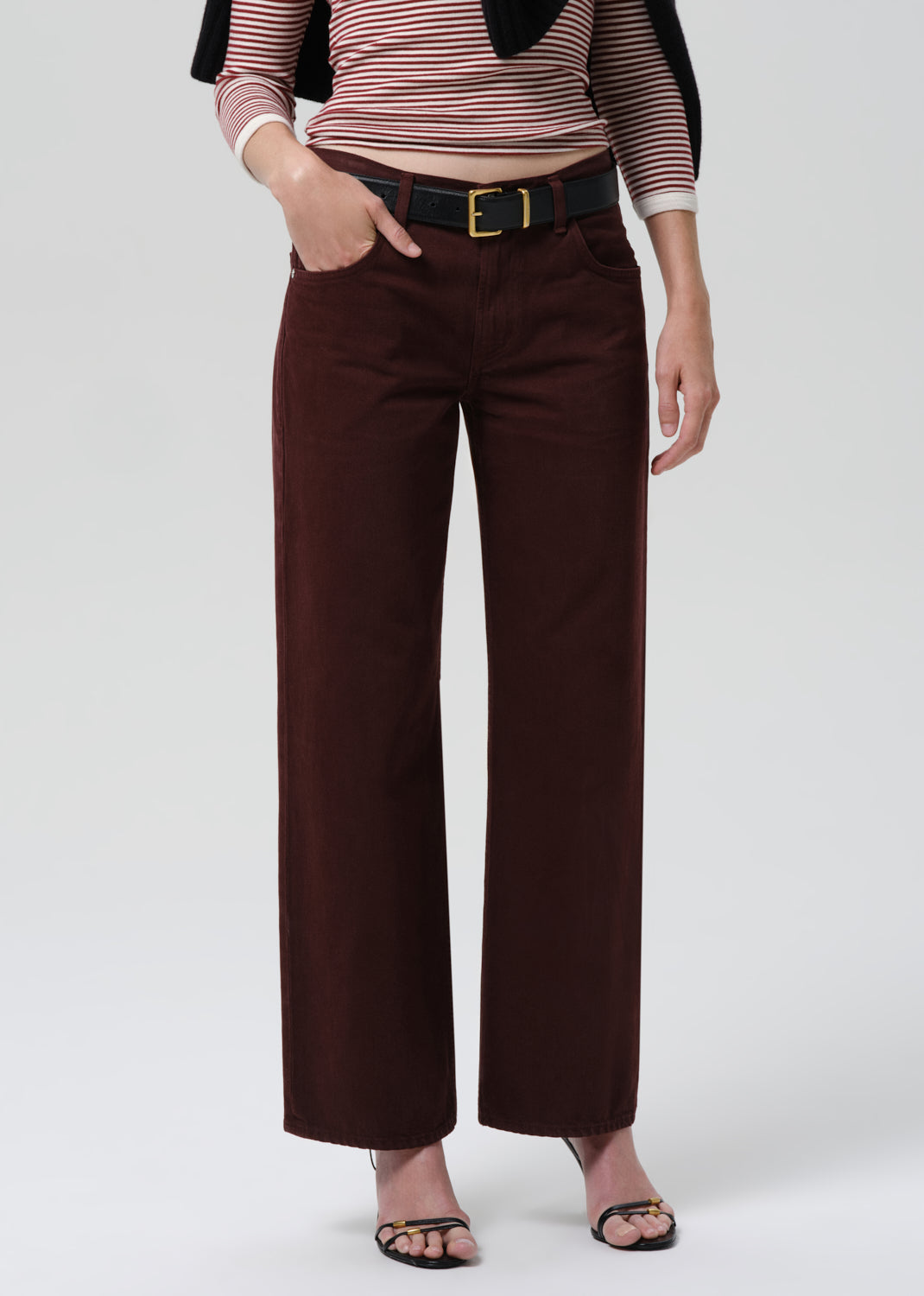 Lindz Easy Straight In Burgundy