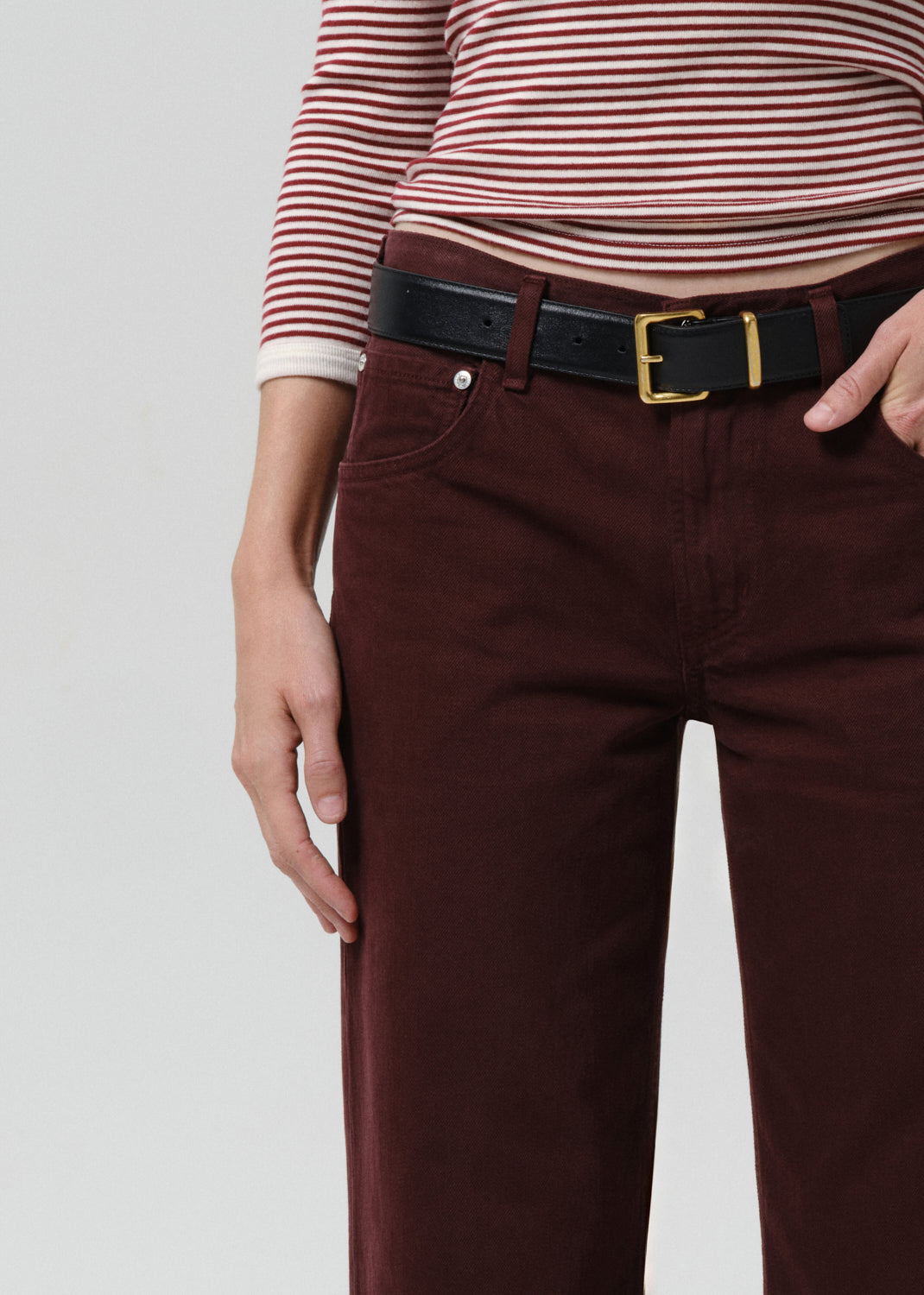 Lindz Easy Straight In Burgundy
