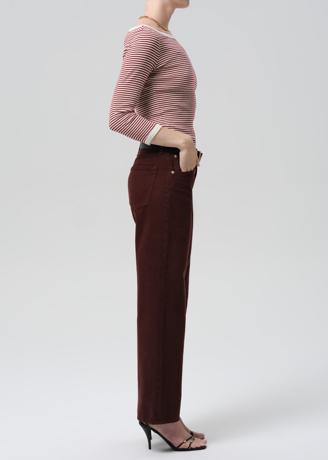 Lindz Easy Straight In Burgundy