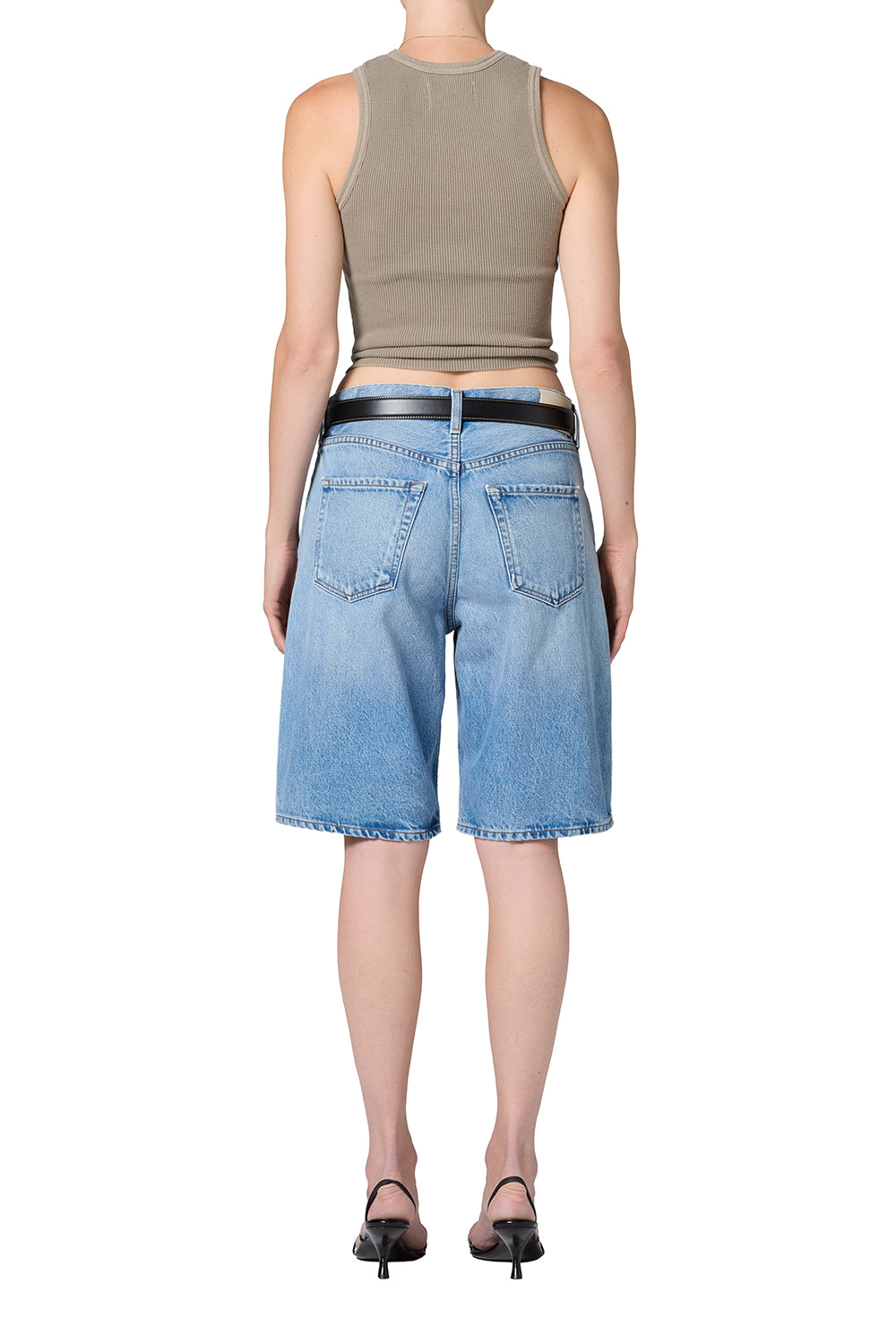 Court Denim Short in Cupid