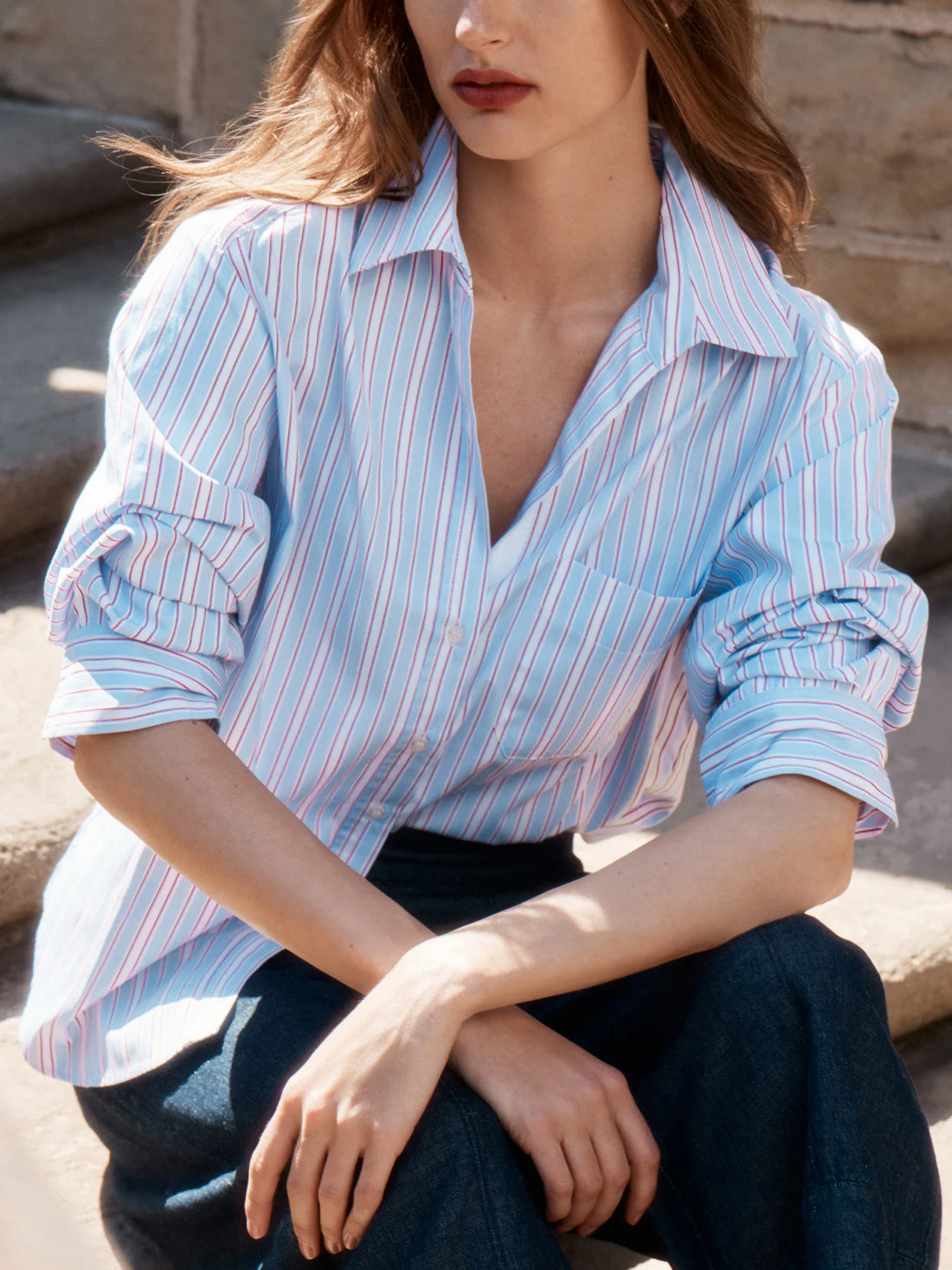 Pia Shirt Oxford Stripe