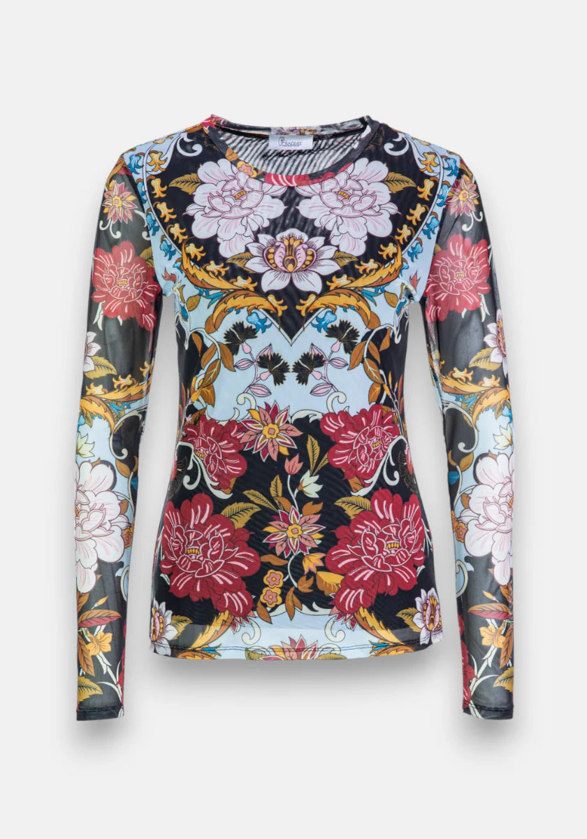 Mesh Long Sleeve Shirt
