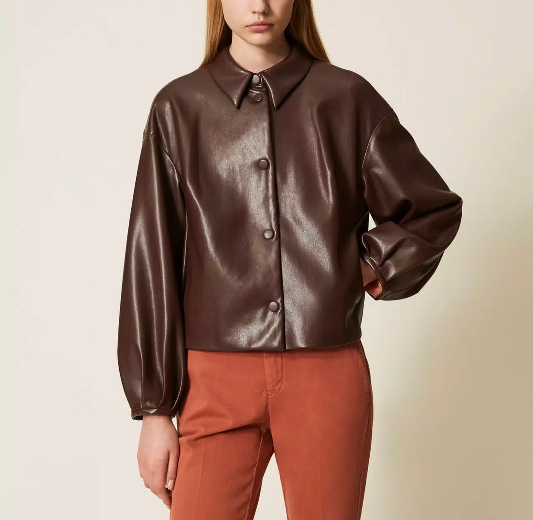 Faux Leather Jacket