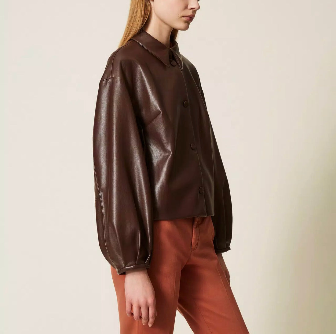 Faux Leather Jacket