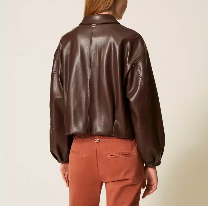 Faux Leather Jacket