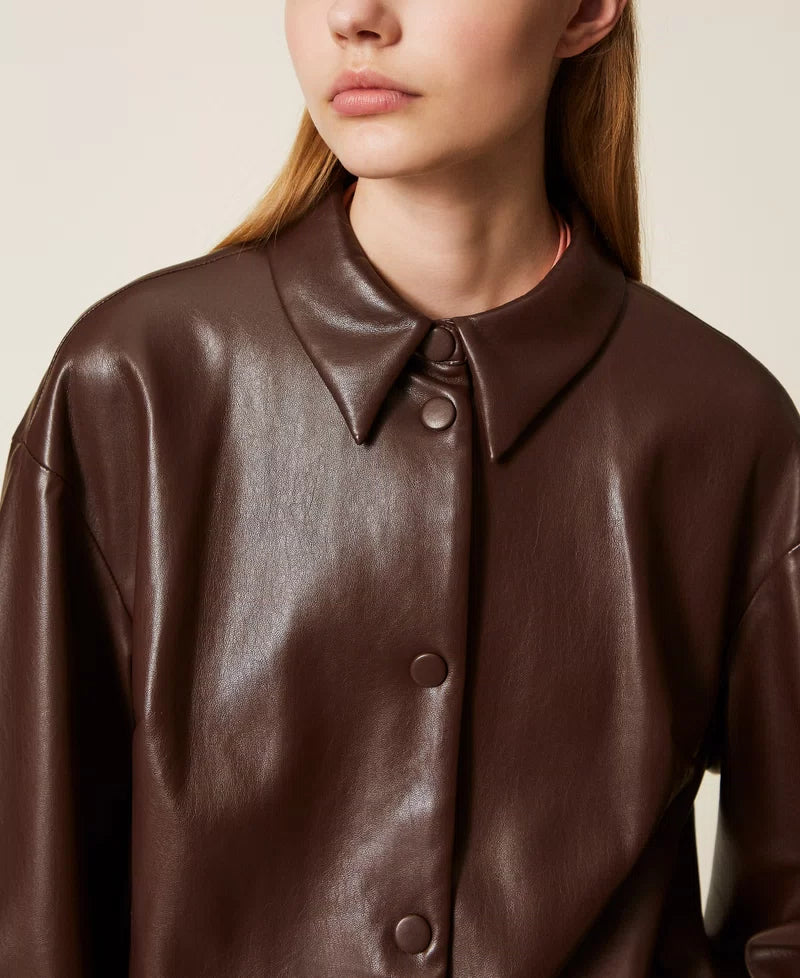 Faux Leather Jacket