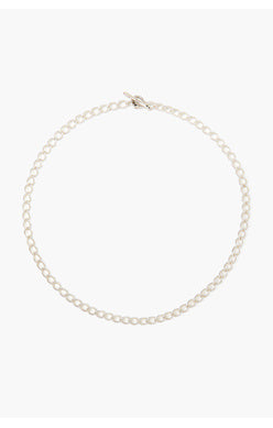 Silver Chain Link Necklace