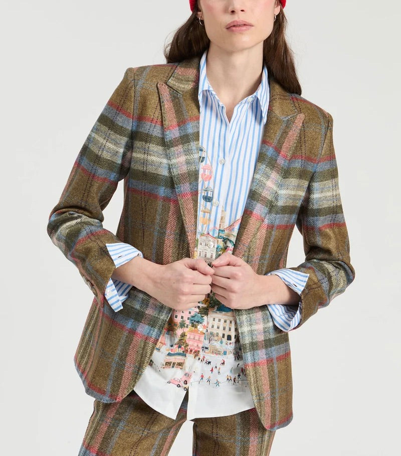 Heather Plaid Jacket