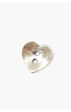 Heart Button Earrings