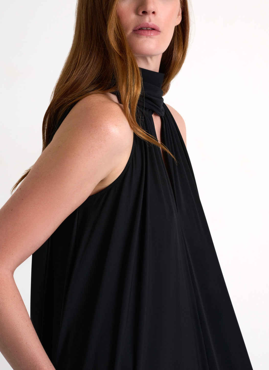 Maxi Lycra Halter Dress