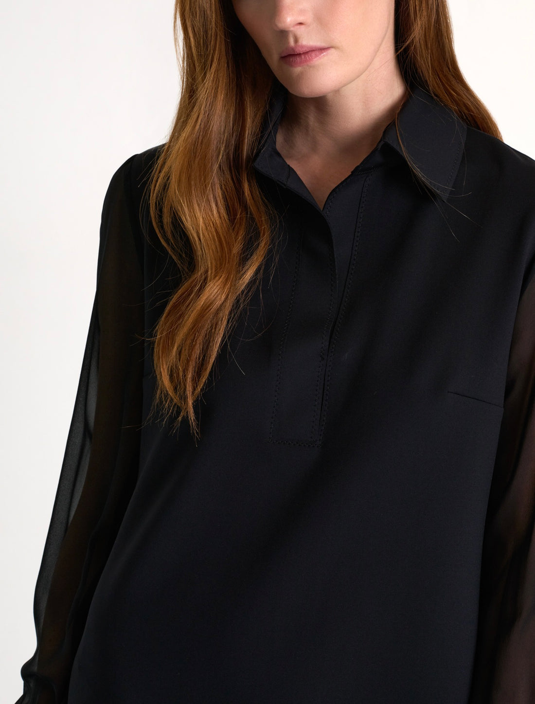 Sofia Sheer Slv Dress