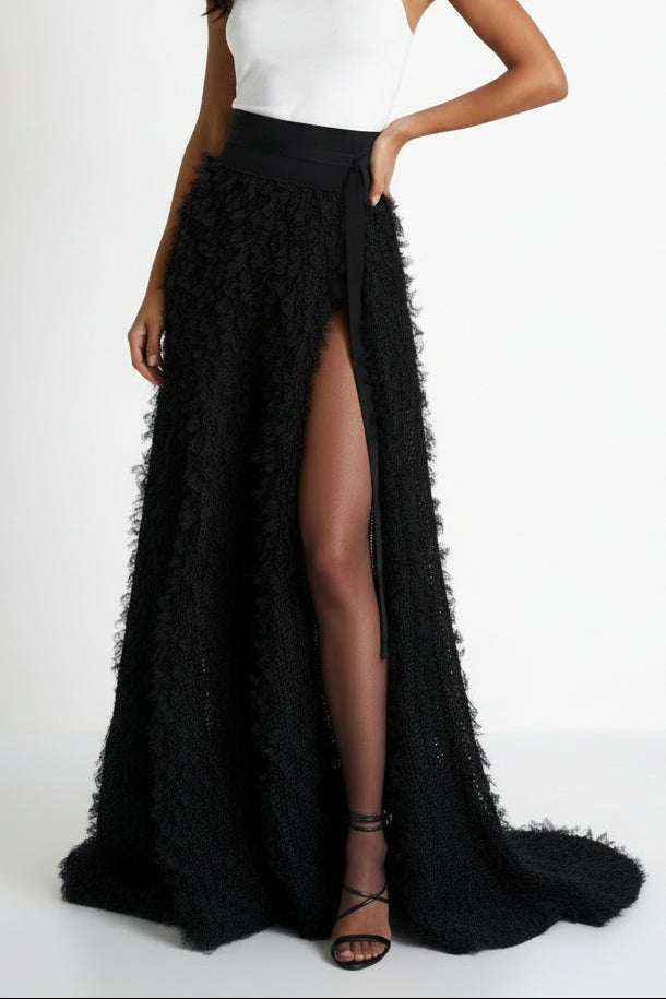 Gabriella Mesh Maxi Skirt