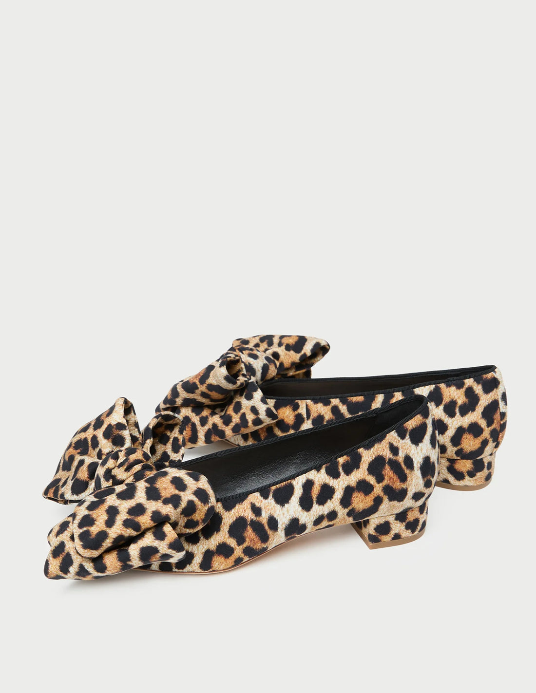 Noa Bow Flat In Leopard