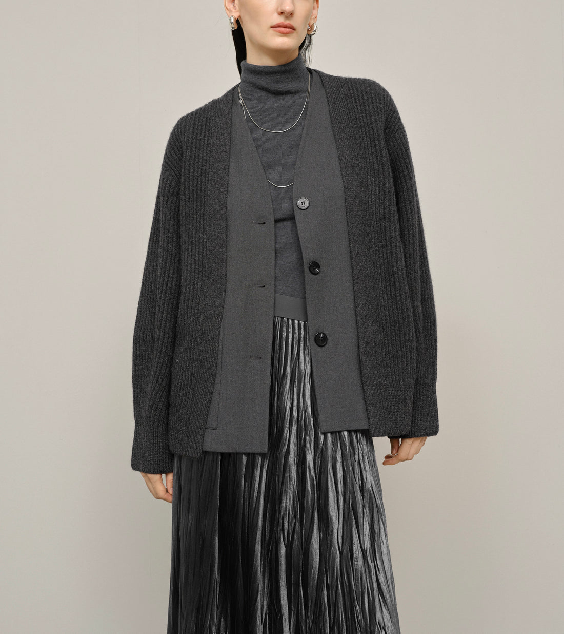 Mock Vest Cardigan
