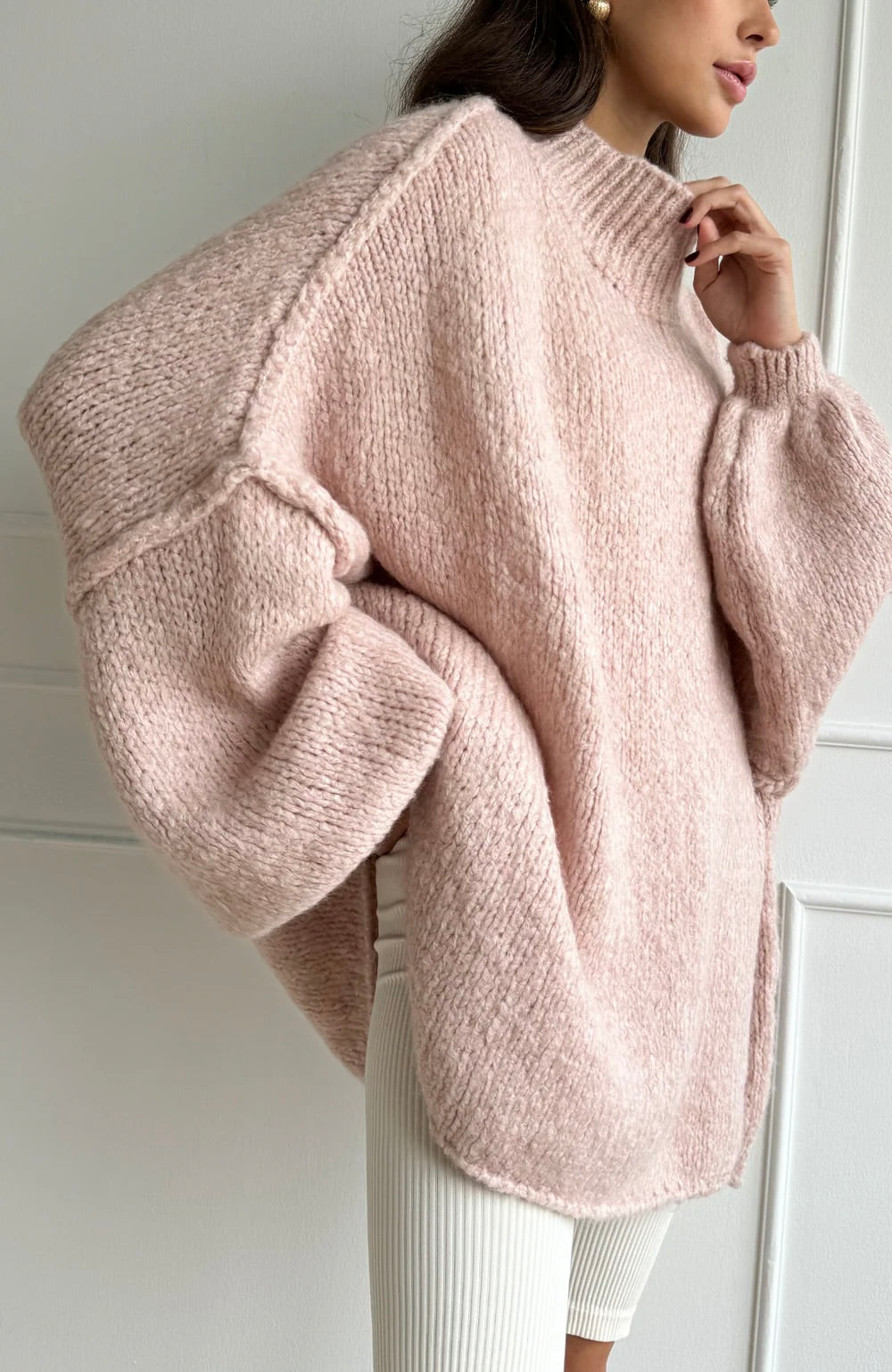 Layla Sweater In Rose