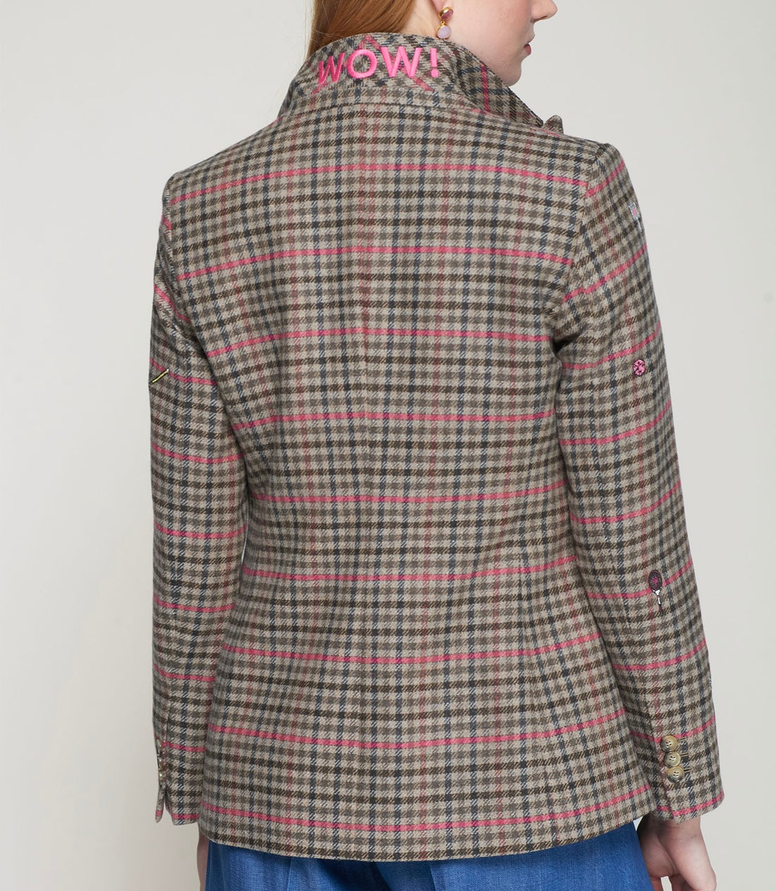 Heather Embroidered Blazer