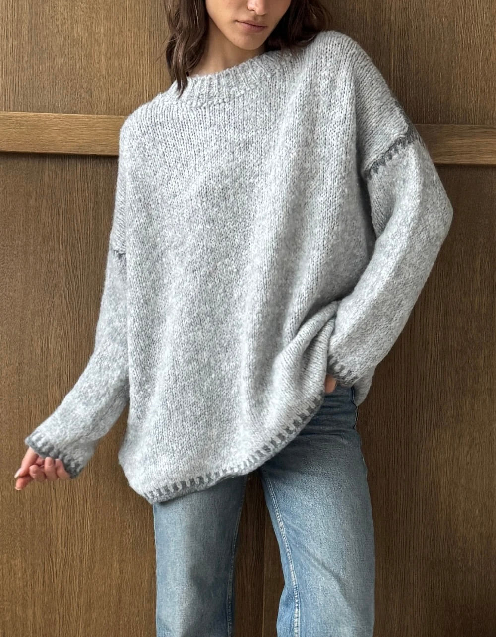 Cleo Sweater In Grey
